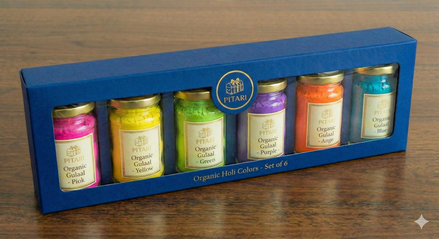 The Garden Green 🪴| Certified Organic Holi Color Jar (Set of 1)