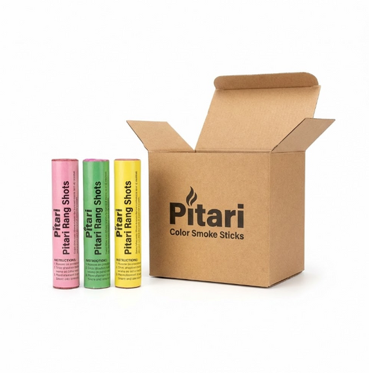 Pitari Rang Shots – Assorted Holi Color Smoke Shots (Pack of 3)