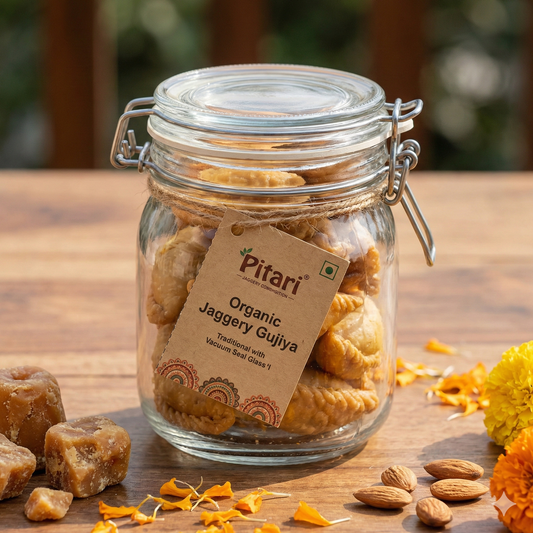 Pitari CrunchLite - The "Gud" Gujiya: Grandma’s Recipe, Zero Refined Sugar