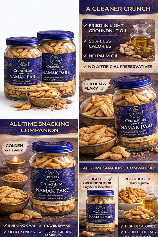 Pitari CrunchLite - Namak Para - 250 gm