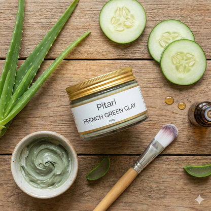 Mineral-Rich French Green Clay: Deep Pore Cleanse & Oil Control