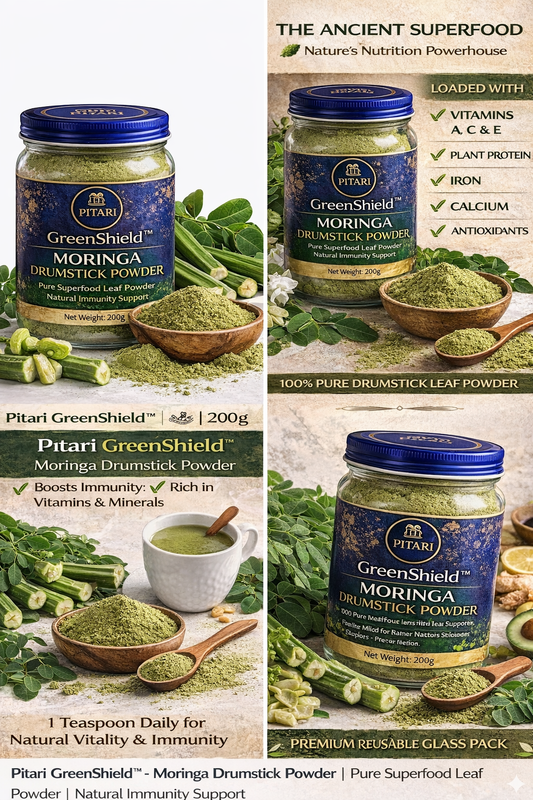 Pitari ImmunityShield – Moringa Drumstick Powder (200g)